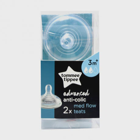 Núm ty medium flow cho bé từ 3-6 tháng Tommee Tippee Advanced Anti-colic (2 cái/vỉ)