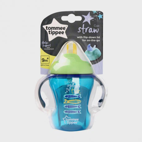 Bình tập uống có ống hút cho bé từ 9 tháng tuổi Tommee Tippee (230ml)