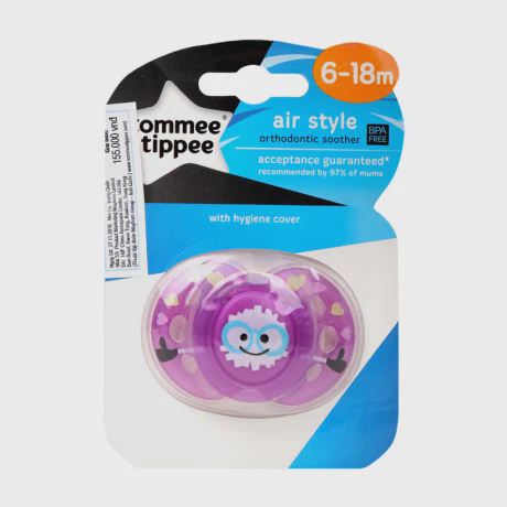 Ty ngậm thoáng khí cho bé từ 6-18 tháng Tommee Tippee (1 cái/vỉ)