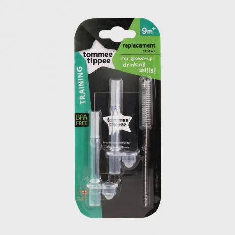 Bộ ống hút thay thế cho bình uống nước Tommee Tippee (Bộ 2 cái)