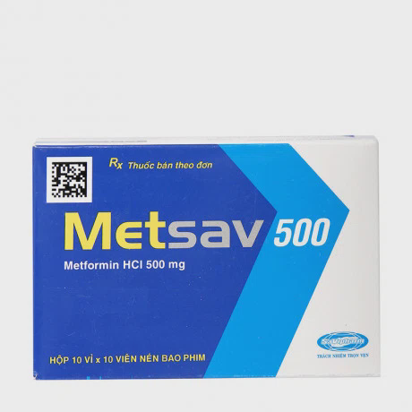 Metsav 500mg (10vi x 10vien)