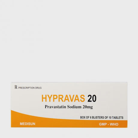Hypravas 20mg (6 Vi x 10 Vien)