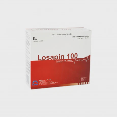 Losapin 100mg (3Vi x 10Vien)