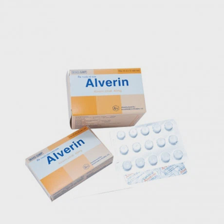 Alverin 40mg (Hộp 2 vỉ x 15 viên)