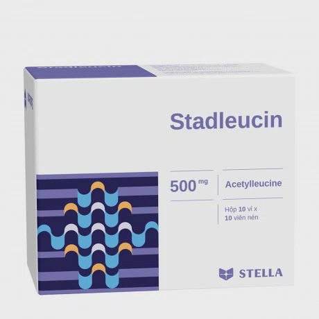 Viên nén Stadleucin 500mg Stella điều trị triệu chứng chóng mặt (10 vỉ x 10 viên)