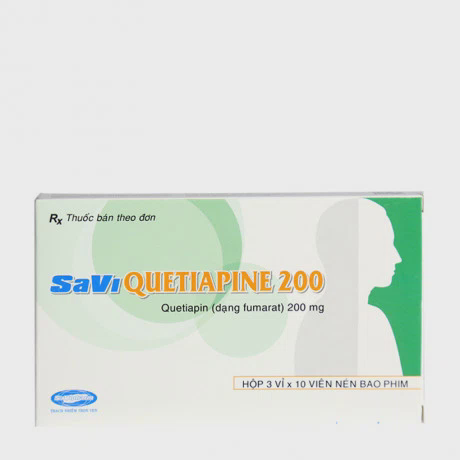 Savi Quetiapine 200mg (3Vi x 10Vien)