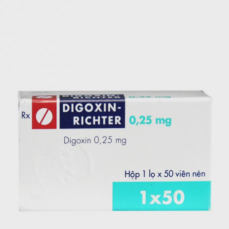 Digoxin - Richter 0.25mg (Hộp 50 viên)