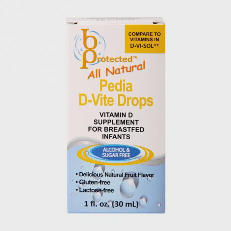 Dung dịch All Natural Pedia D-Vite Drops hỗ trợ bổ sung vitamin D cho trẻ  (Hộp 1 chai 30ml)