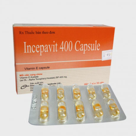 Incepavit 400 Capsule (Hộp 3 vỉ x 10 viên)