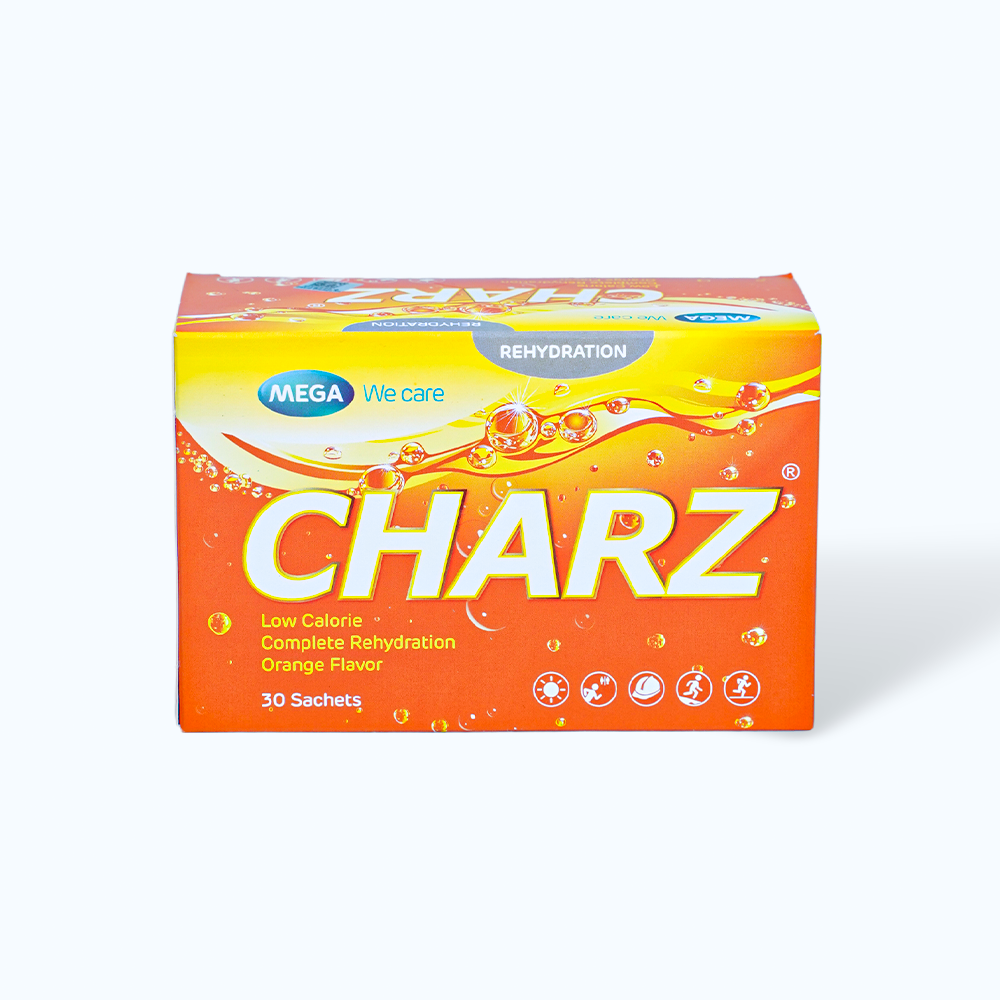 Charz Orange Ho Tro Bu Nuoc Va Dien Giai (Hop/30 Goi)