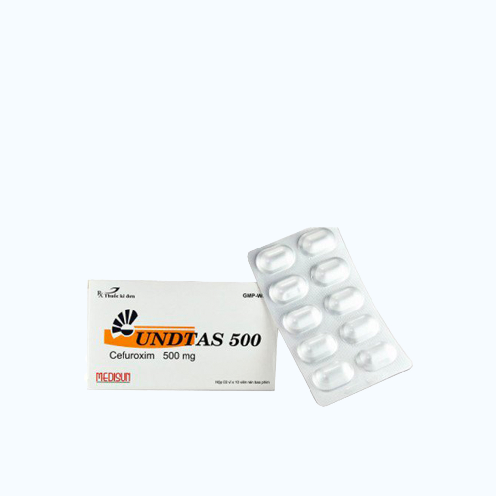 Undtas Tab F.C 500Mg (3Vi X 10Vien)