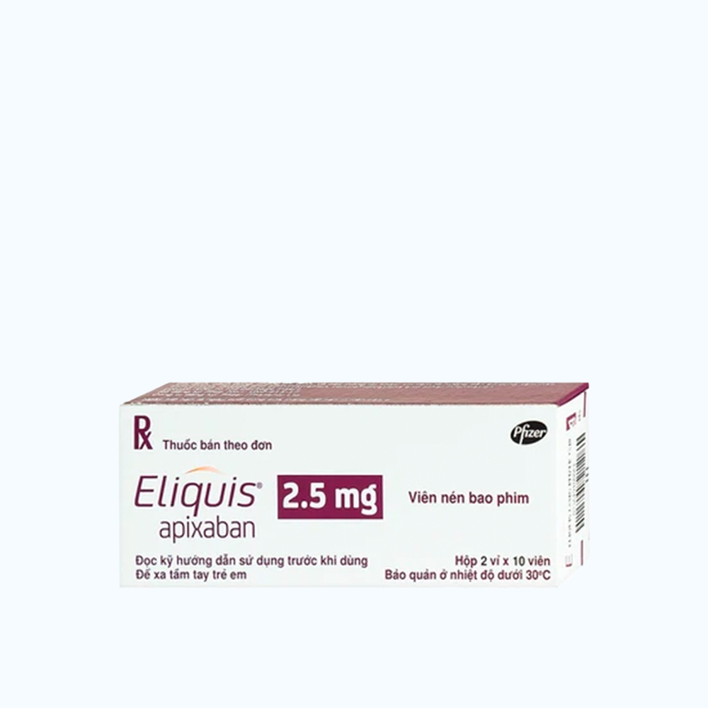 Eliquis 2.5 (Hop 2x10)