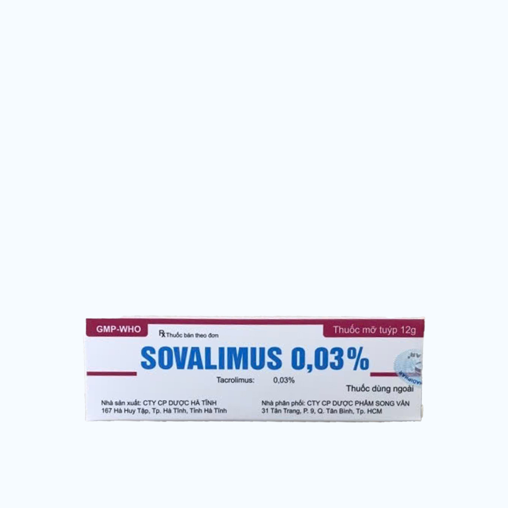 Sovalimus 0.03% ( Hop 1 tuyp) 12g