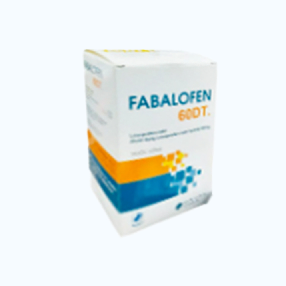 FABALOFEN TAB DT 60MG (Hop 10 Vi x 10 Vien)