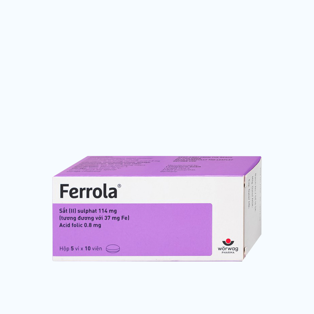 Ferrola 114/0,8mg (50vien)