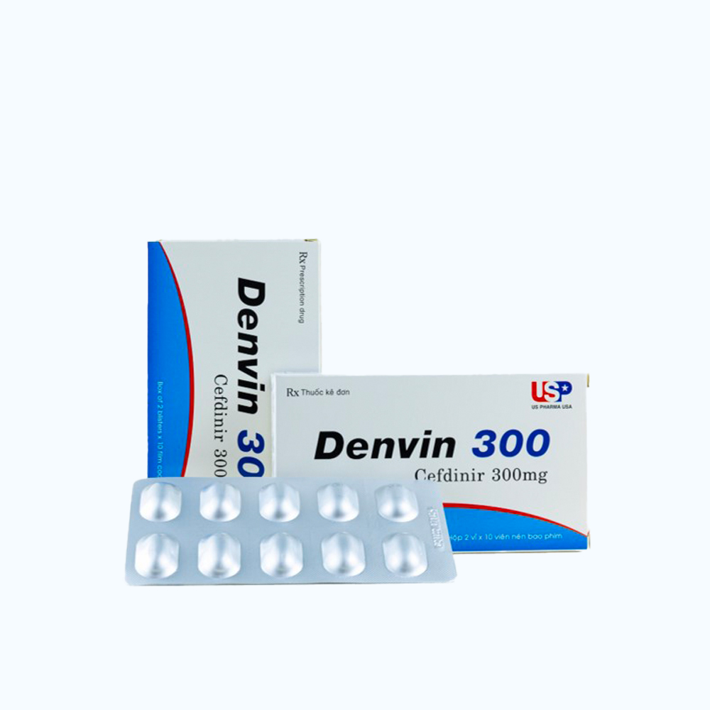 Denvin 300mg (hop 2 vi x 10 vien)
