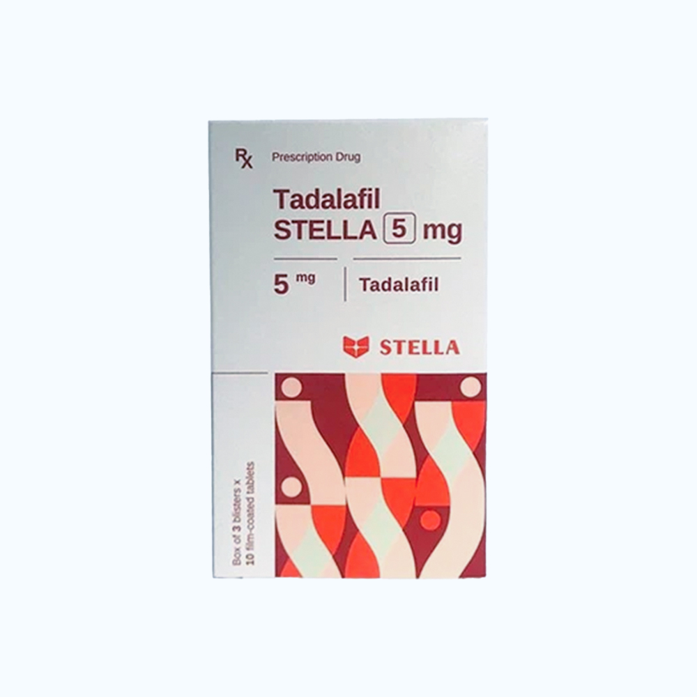 Tadalafil 5mg Stella  (Hộp 3 vỉ x 10 viên)