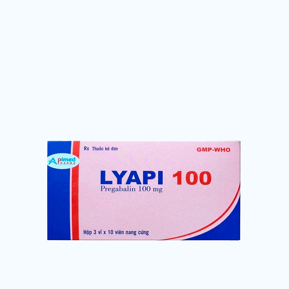 Lyapi 100mg (Hộp 3 vỉ x 10 viên)