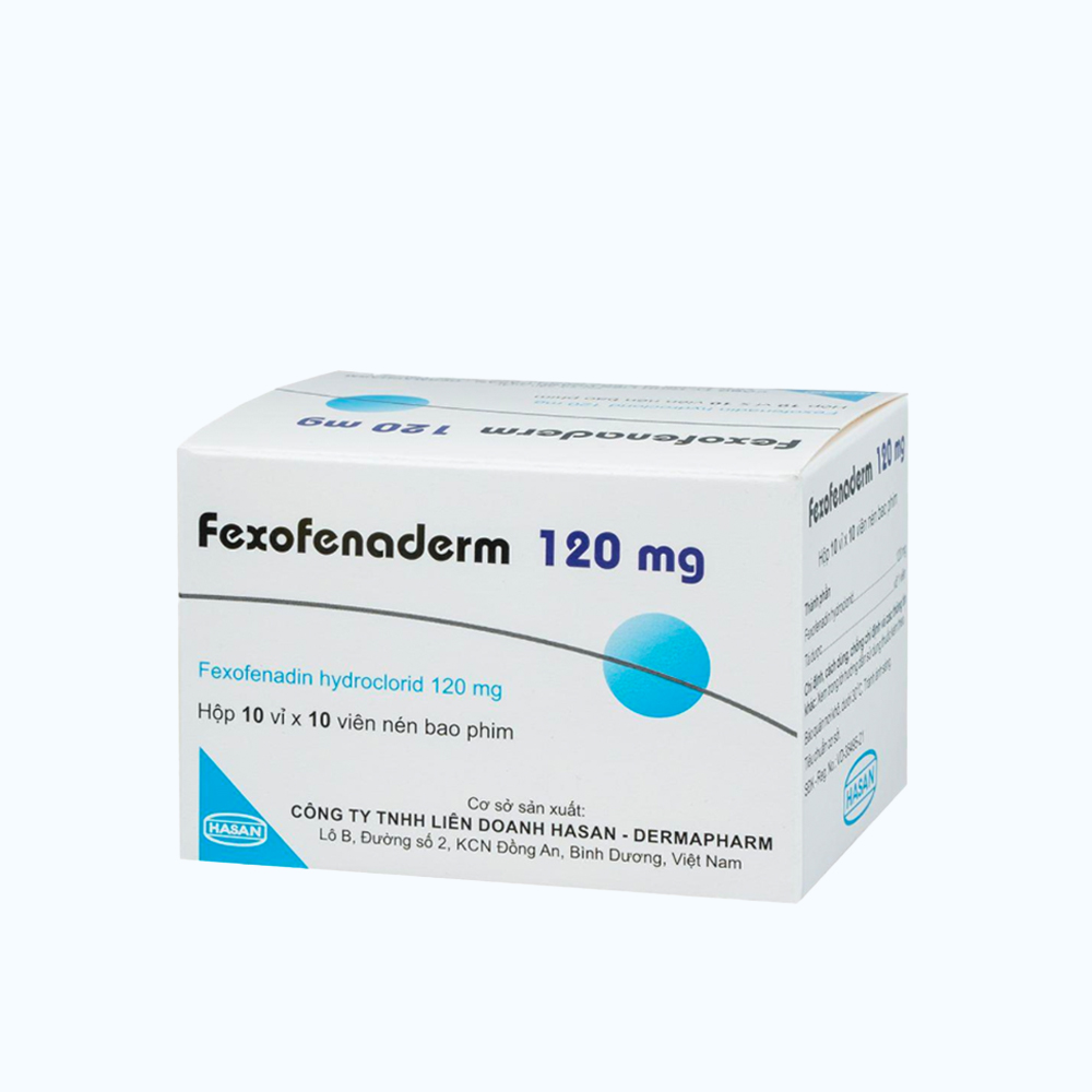 FEXOFENADERM CAPL F.C 120MG (Hop 10 Vi x 10 Vien)