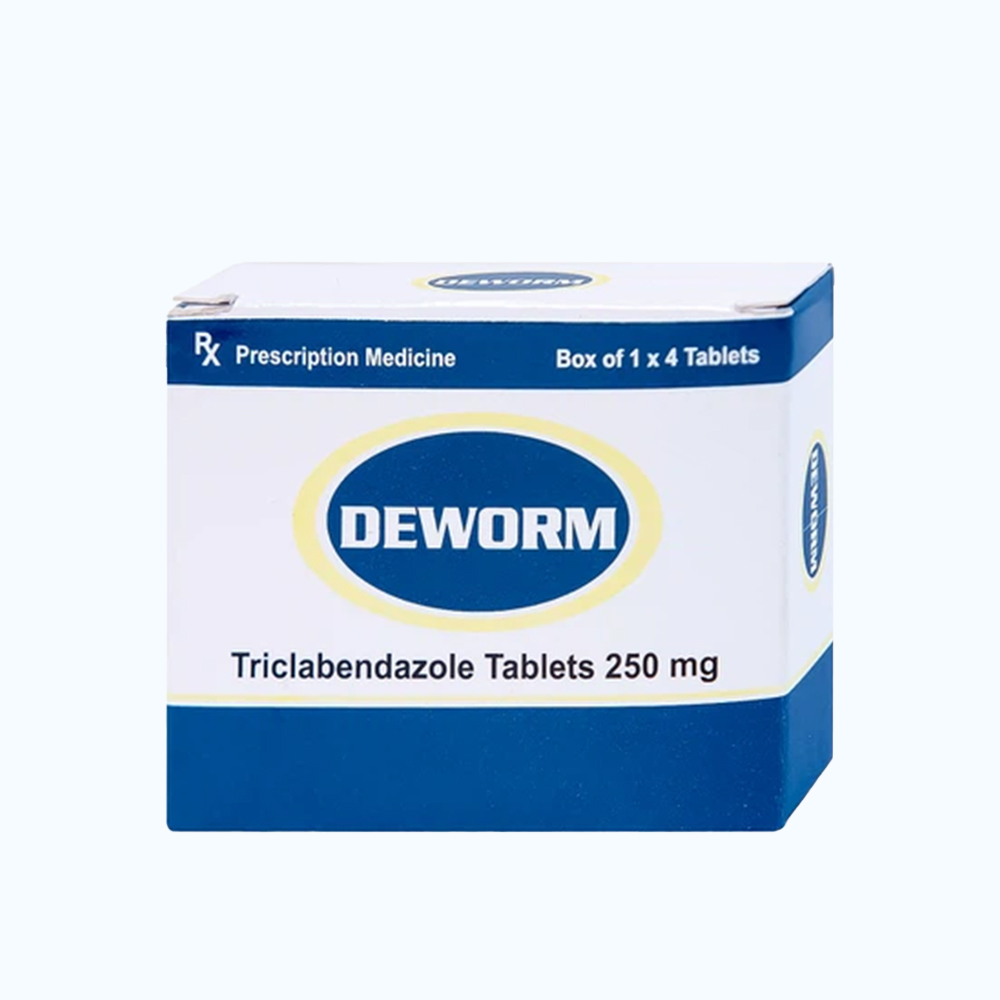 Deworm 250mg Atra (Hộp 1 vỉ x 4 viên)