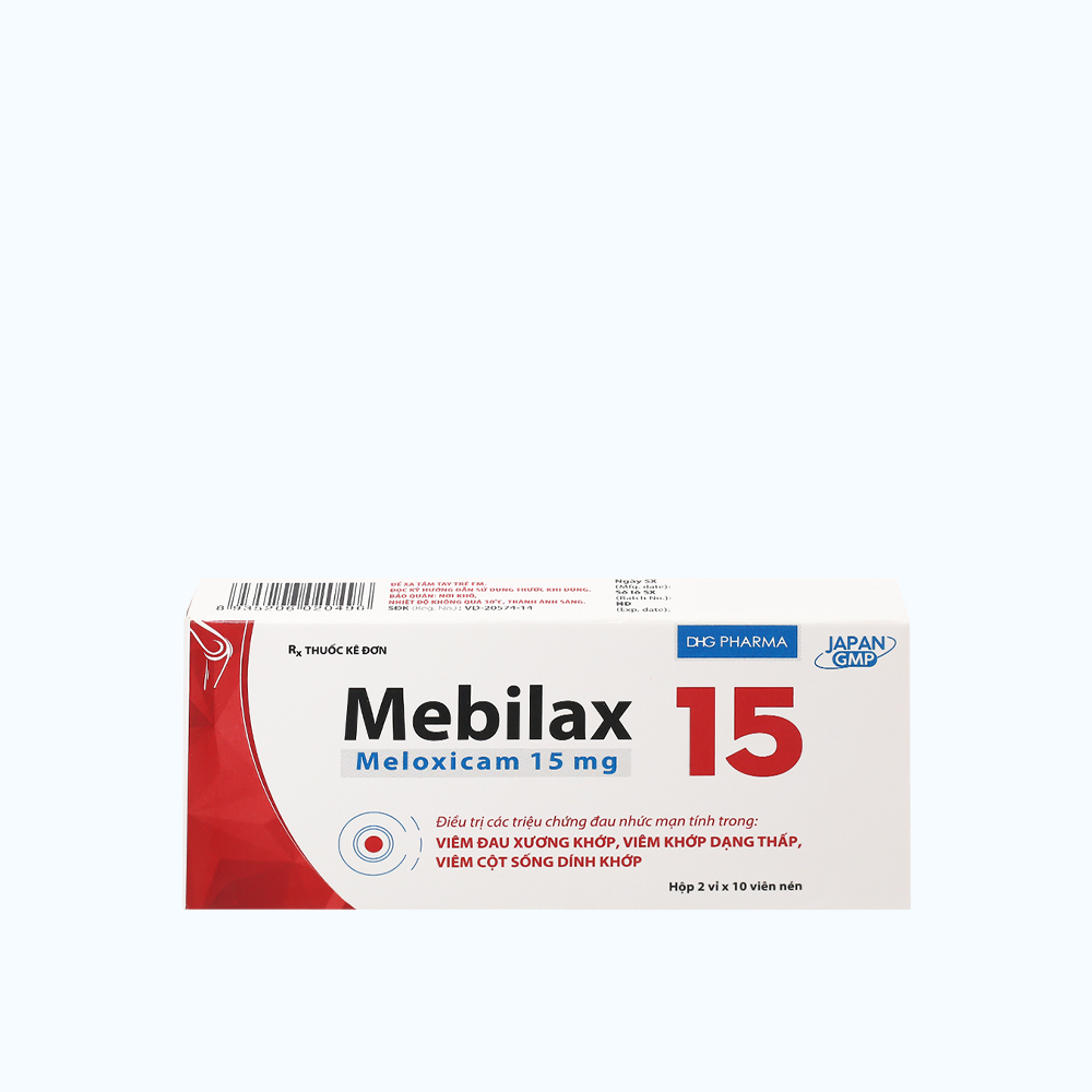 Mebilax 15mg (2vix10vien)