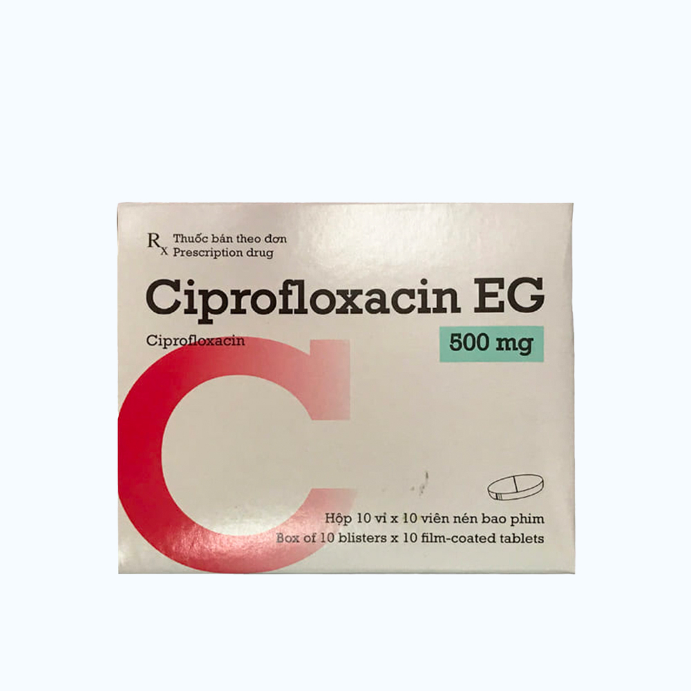 CIPROFLOXACIN EG CAPL F.C 500MG BOX 100