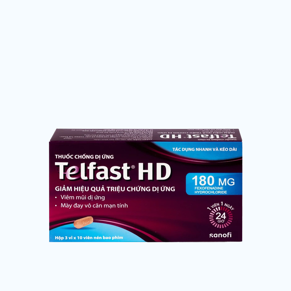 Telfast HD 180mg (Hop/30 Vien)