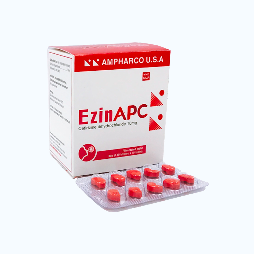 EZINAPC TAB F.C 10MG (Hop 10 Vi x 10 Vien)