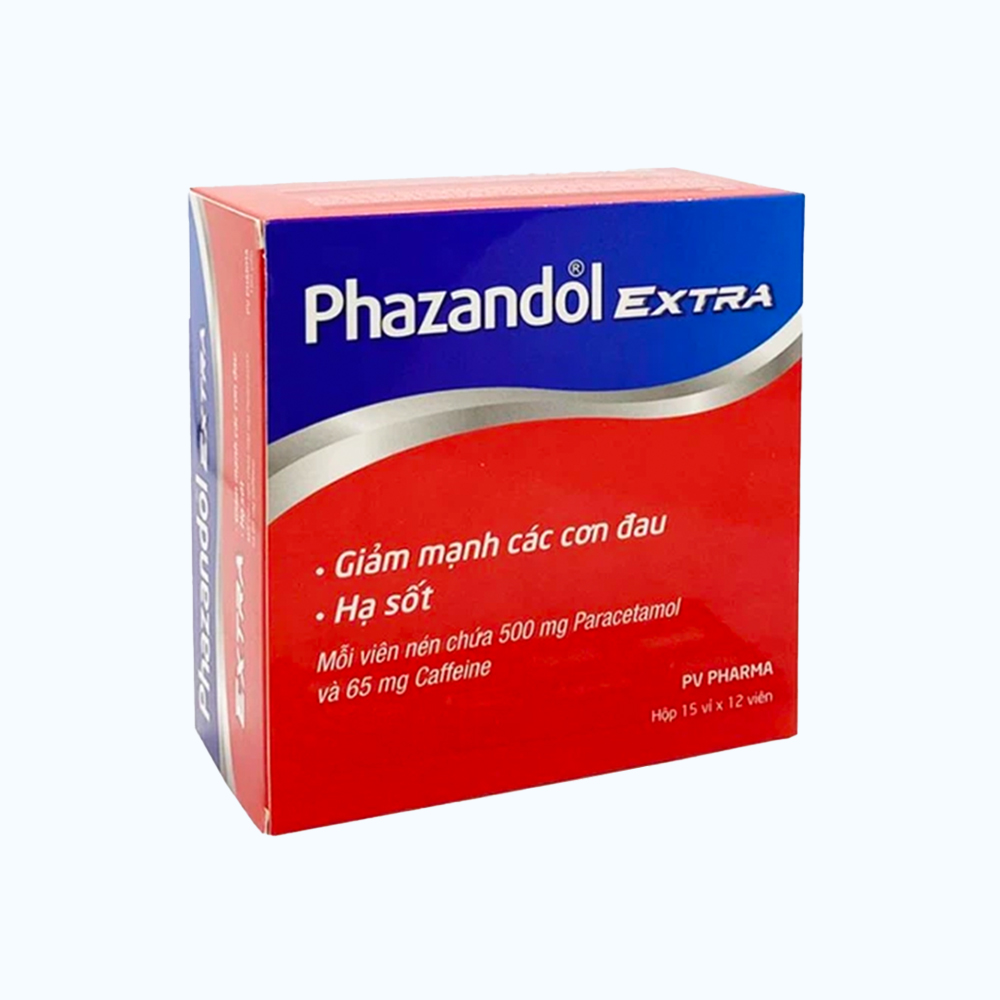 PHAZANDOL EXTRA CAPL 500mg/65mg (Hop 15 Vi x 12 Vien)