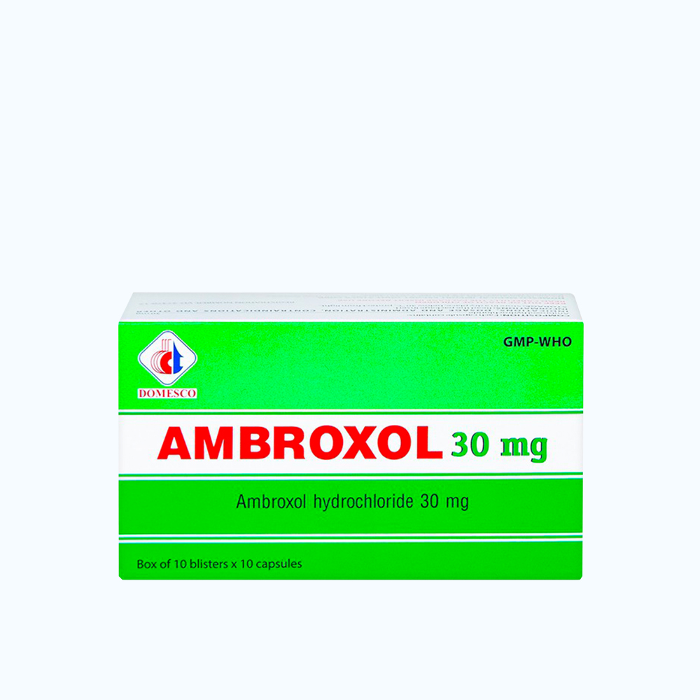 AMBROXOL TAB 30MG (Hop 10 Vi x 10 Vien)