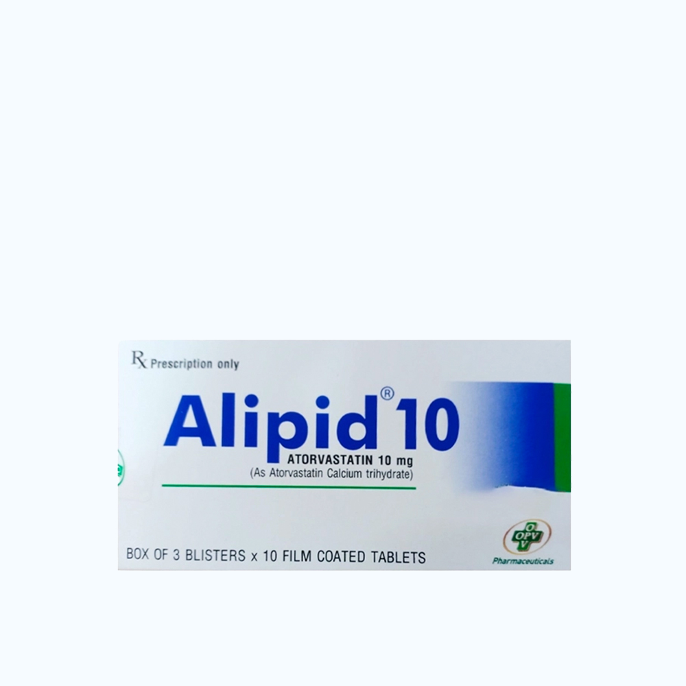Alipid 10 OPV (Hộp 3 vỉ x 10 viên nén)