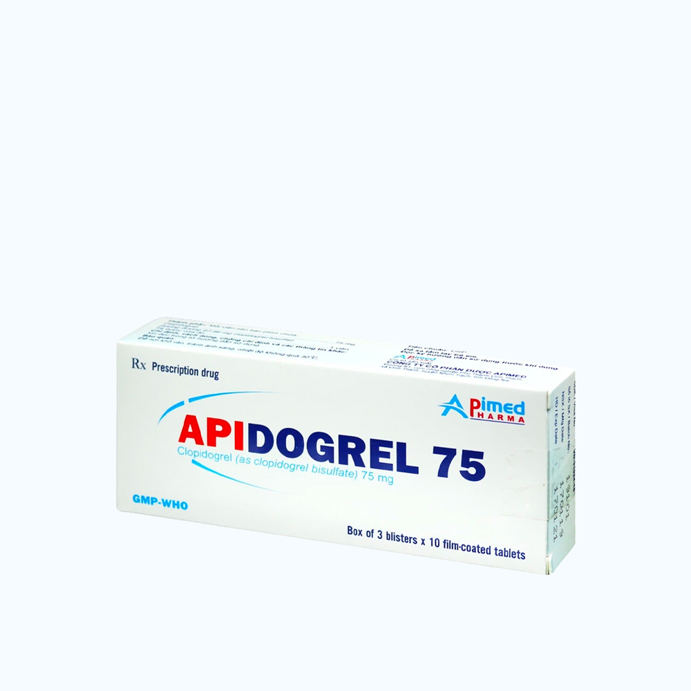 APIDOGREL TAB F.C 75MG (hop 30vien)