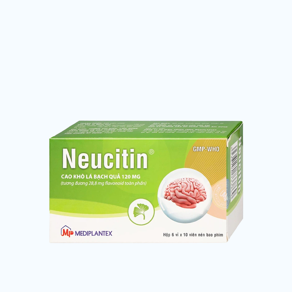 Neucitin 120mg Mediplantex (Hộp 6x10 viên)