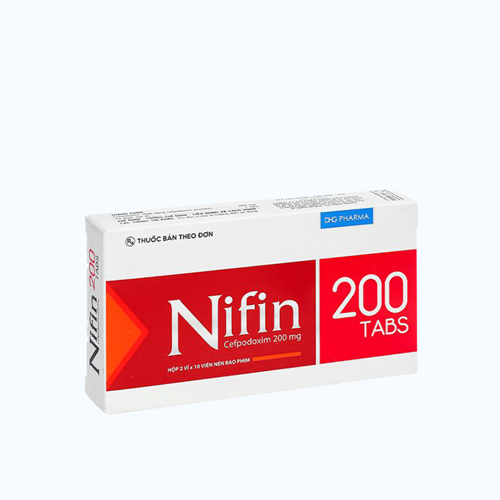 NIFIN TAB F.C 200MG BOX 20DHG PHARMA