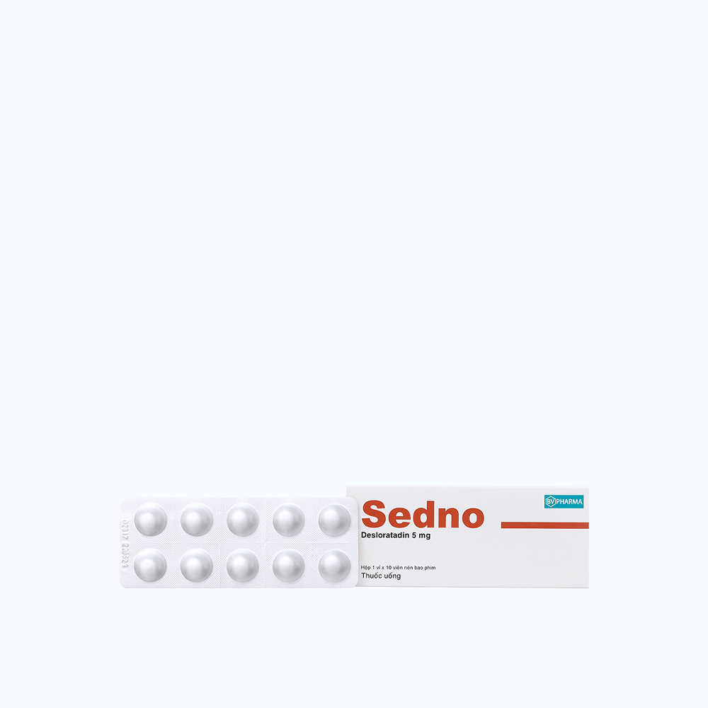 Sedno 5MG BV Pharma (Hộp 5 vỉ x 10 viên)