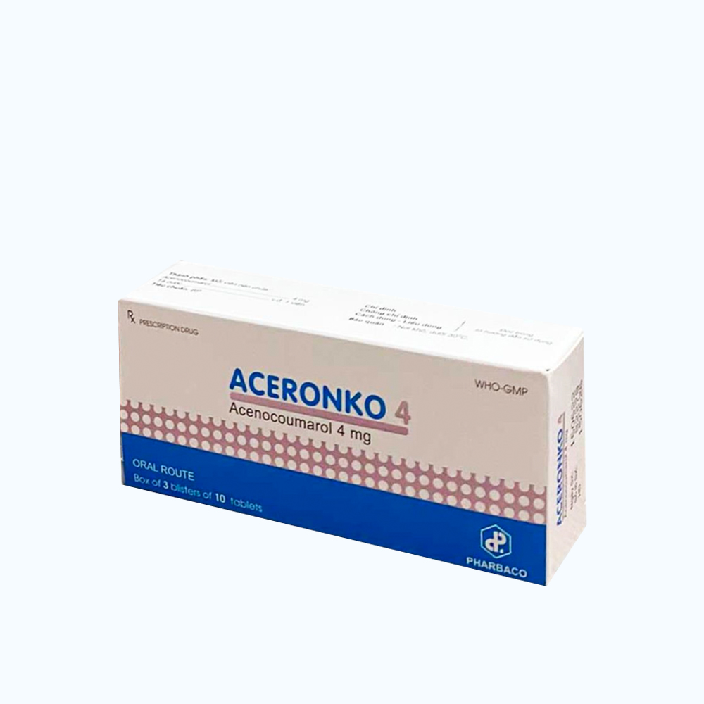Aceronko 4 Pharbaco (3vi x 10vien)