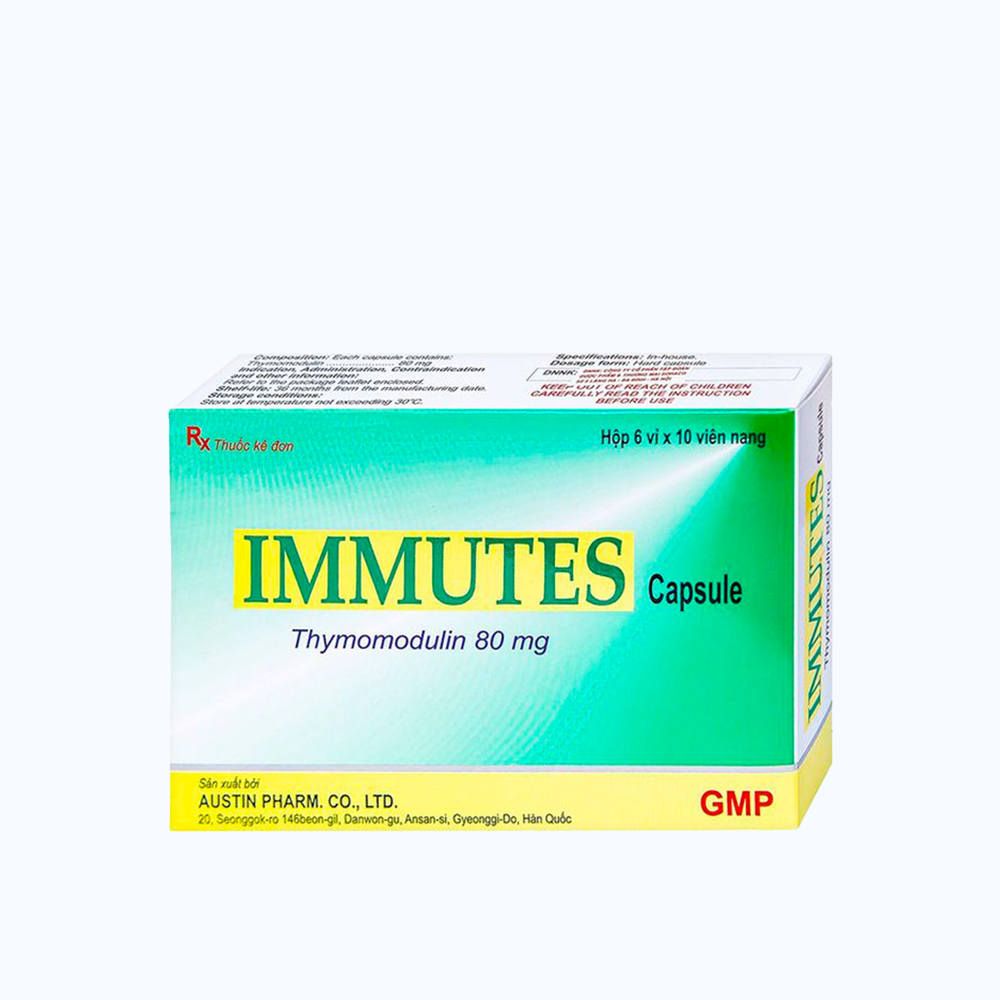 Immutes Capsule 80mg Austin (6 vỉ x 10 viên)