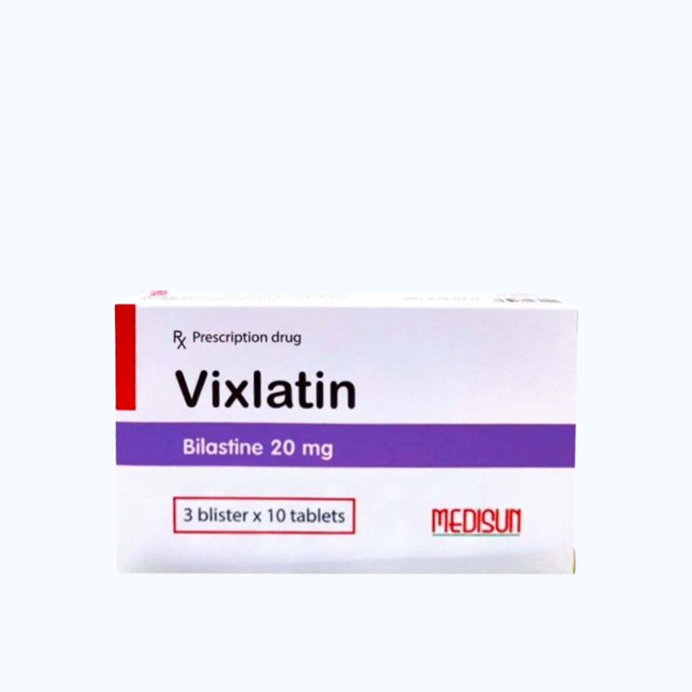 Vixlatin 20mg (3vix10vien) Medisun