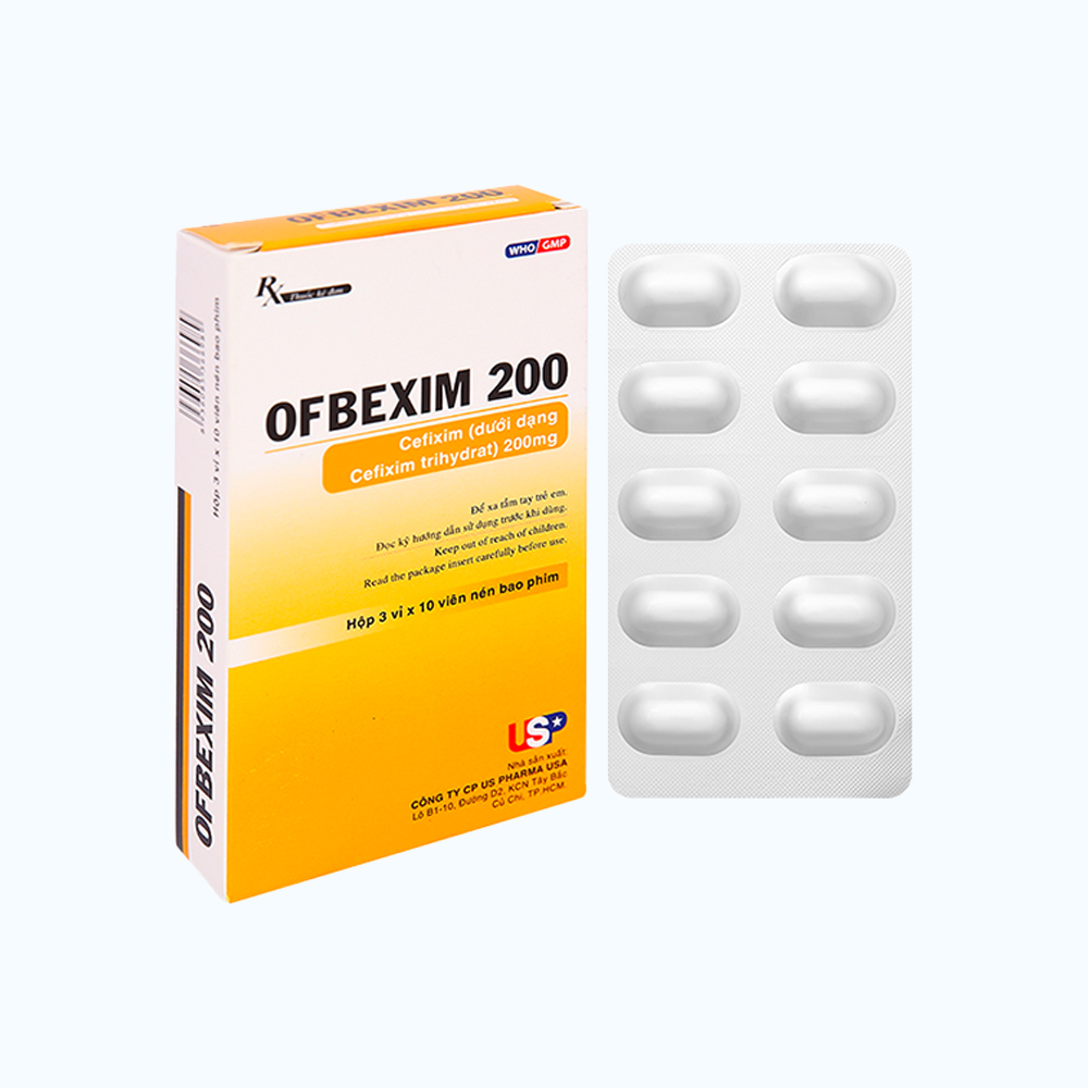 Ofbexim 200 USP (Hộp 30 Viên)
