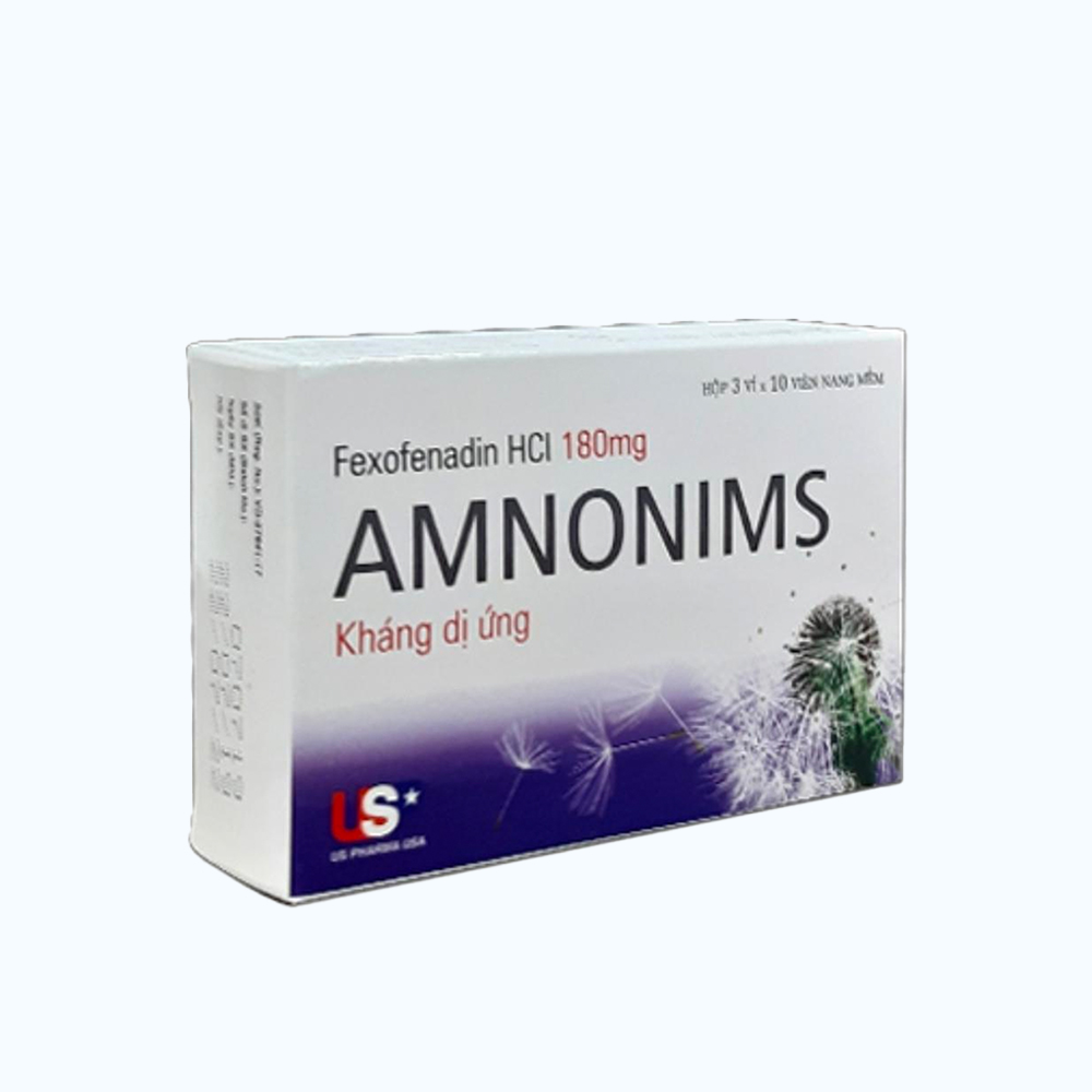 AMNONIMS SOFTCAP 180MG Hop 30 Vien US PHARMA USA