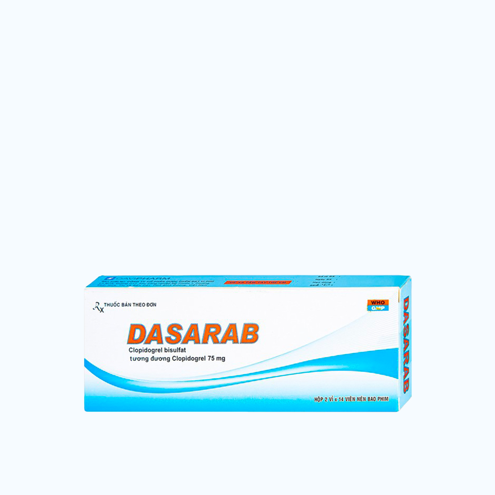 Dasarab 75mg (Hop 2 vi x 14 vien)