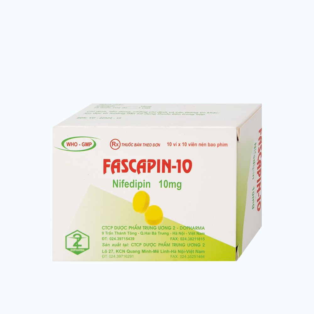 FASCAPIN TAB 10MG (10vi x 10vien)