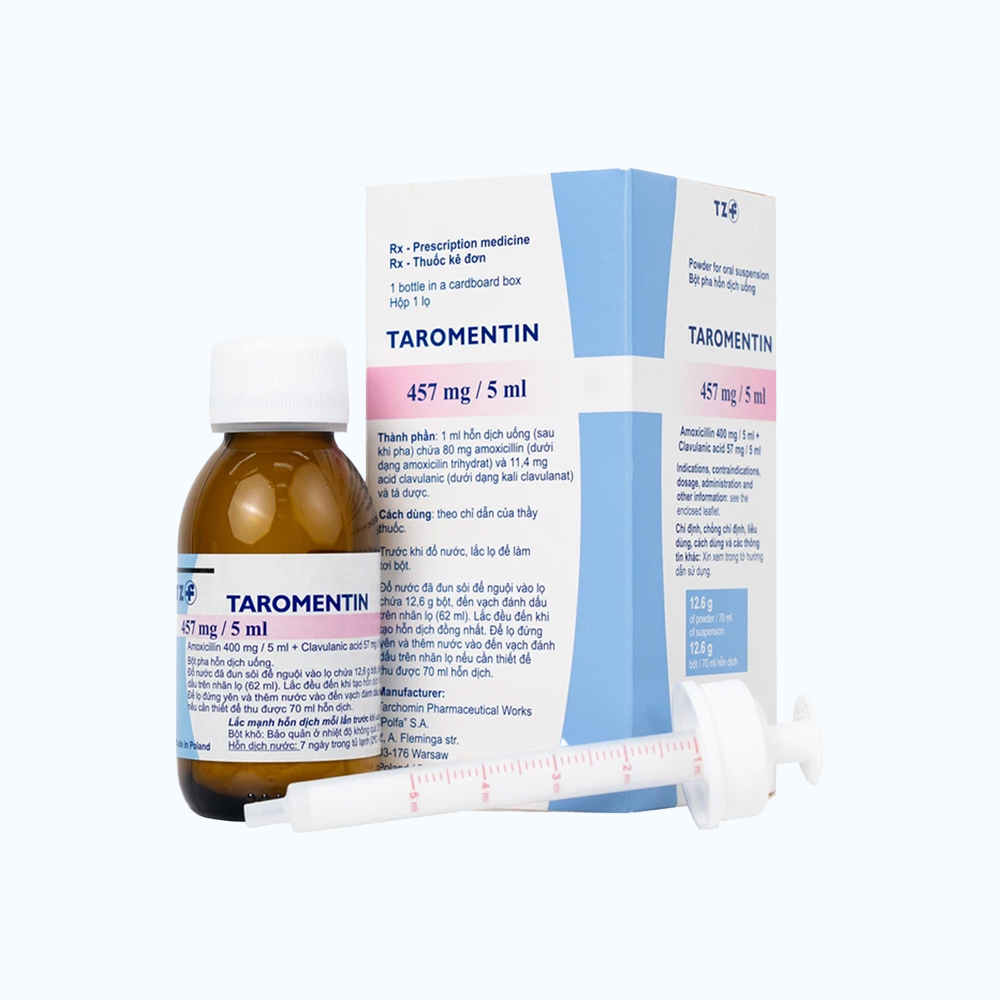 Taromentin 457mg/5ml (Chai 70ml)