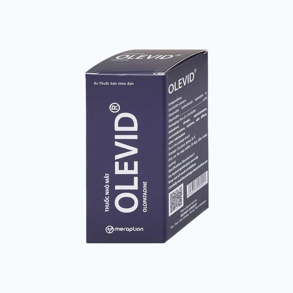 Thuốc nhỏ mắt Olevid Merap (Chai 5 ml)