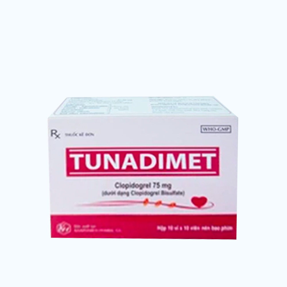 Tunadimet 75mg Khapharco ( Hop 10vi x 10vien )