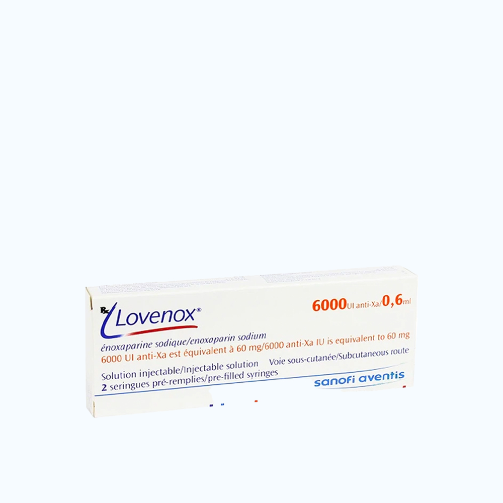 Lovenox 6000 IU/0.6ml hộp 2 ống