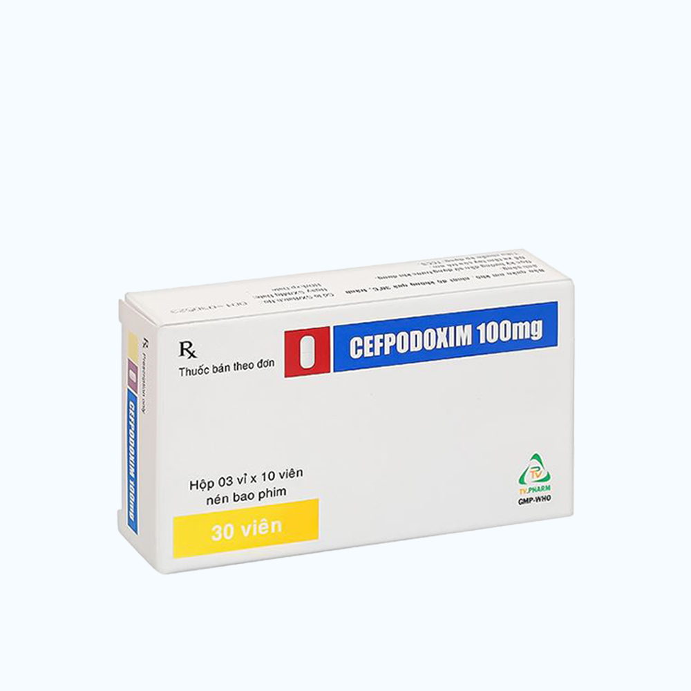 CEFPODOXIM CAPL 100MG (3Vi x 10Vien) TV pharma