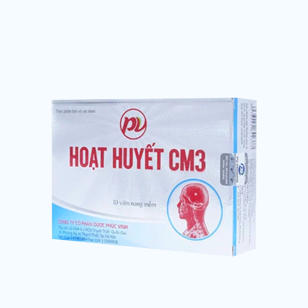 PHUC VINH Hoat Huyet CM3 (Hop 3vi * 10vien)