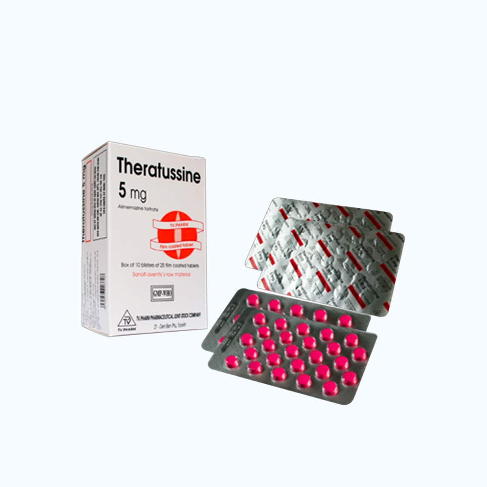 Theratussine 5mg (10vi x 25vien)