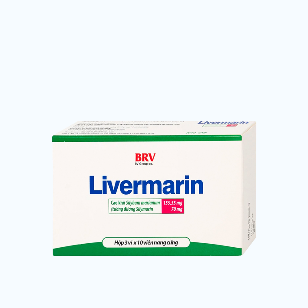Livermarin 70mg (Hộp 3 vỉ x 10 viên)